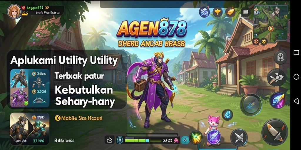 Tampilan aplikasi AGEN878 yang intuitif dan mudah digunakan.