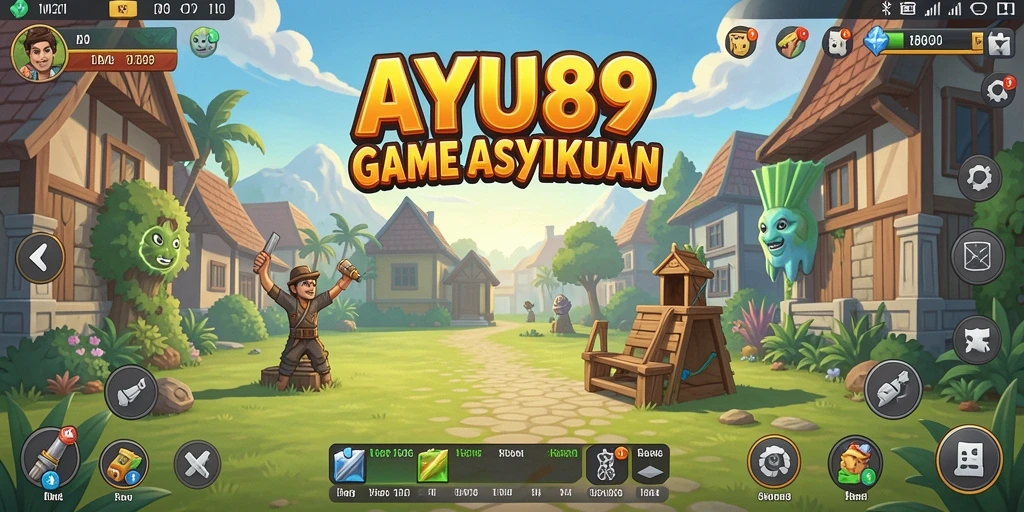Tampilan gameplay AYU89 yang menarik dan penuh warna.