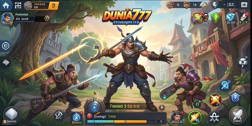 Tampilan menarik dari gameplay DUNIA777 yang penuh strategi.