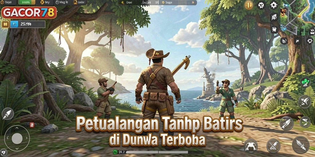 Tampilan menarik dari gameplay Open World GACOR78.