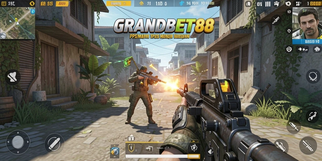 Screenshot gameplay GRANDBET88 yang menarik dan mendebarkan.