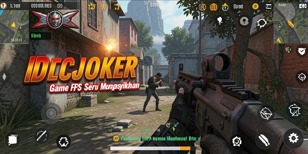 Tampilan menegangkan gameplay IDCJOKER dengan aksi tembak-menembak intens.