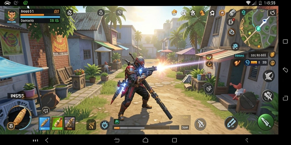 Screenshot INS55 menampilkan antarmuka pengguna dan fitur utama aplikasi Utility.