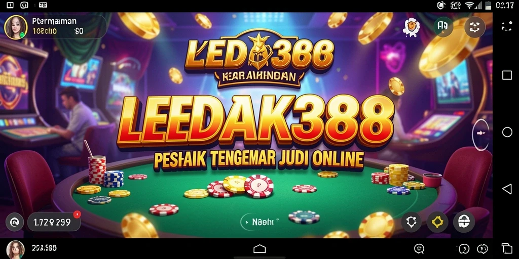 Screenshot utama LEDAK388 menampilkan gameplay menarik kasino.