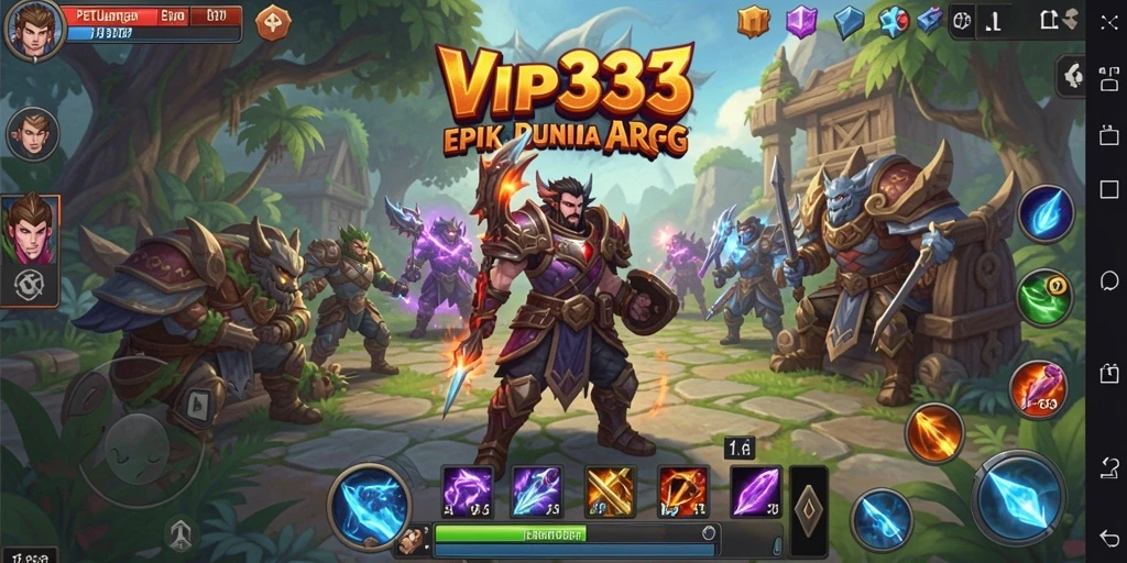 Tampilan gameplay ARPG yang mendebarkan di VIP333.